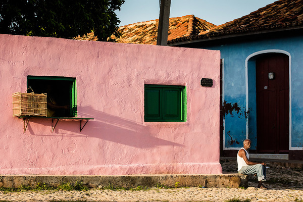  Seated Man, Calle San Antonio, Trinidad